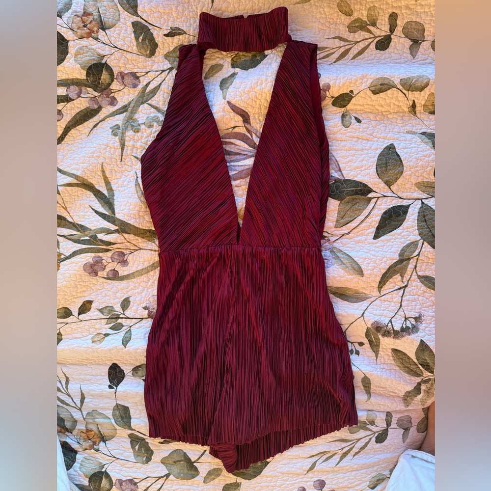 Sabo Skirt Red Romper